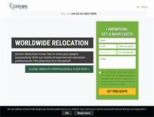 Tablet Screenshot of gersonrelocation.com